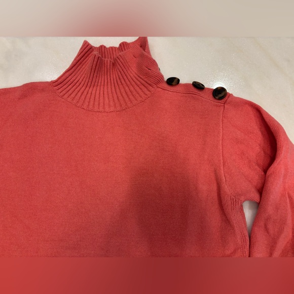 Anthropologie Margarita Tunic Sweater (XS, pink coral) - Picture 2 of 3